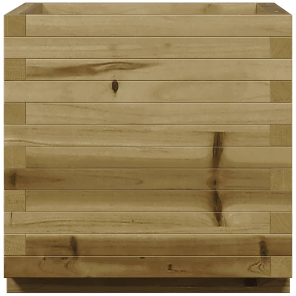 vidaXL Ζαρντινιέρα Κήπου 50x50x49,5 εκ. από Εμποτισμένο Ξύλο Πεύκου