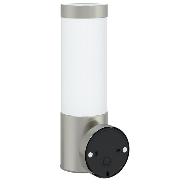vidaXL Εξωτερικά Φωτιστικά Τοίχου 2 pcs Ασημί 12 x 7.5 x 27 εκ