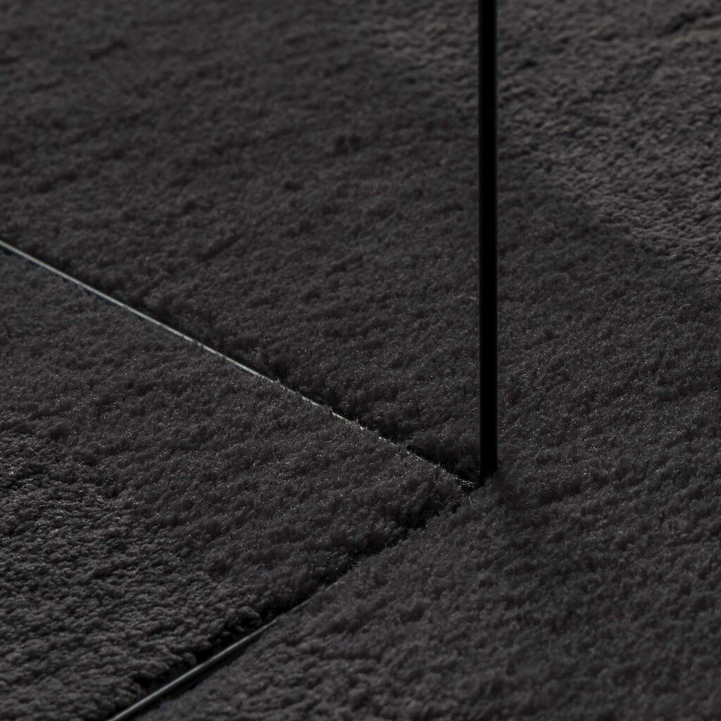 vidaXL Χαλιά Μαύρο 120 x 170 cm Πολυεστέρας