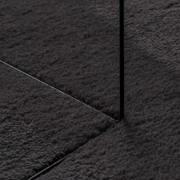 vidaXL Χαλιά Μαύρο 120 x 170 cm Πολυεστέρας