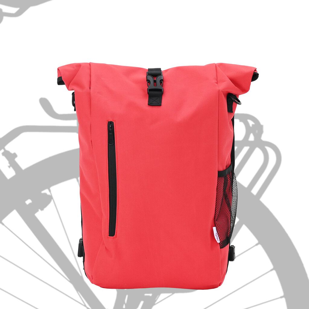 vidaXL Τσάντα Ποδηλάτου για Πάνιου 20 L Κόκκινη 31x13x58 εκ