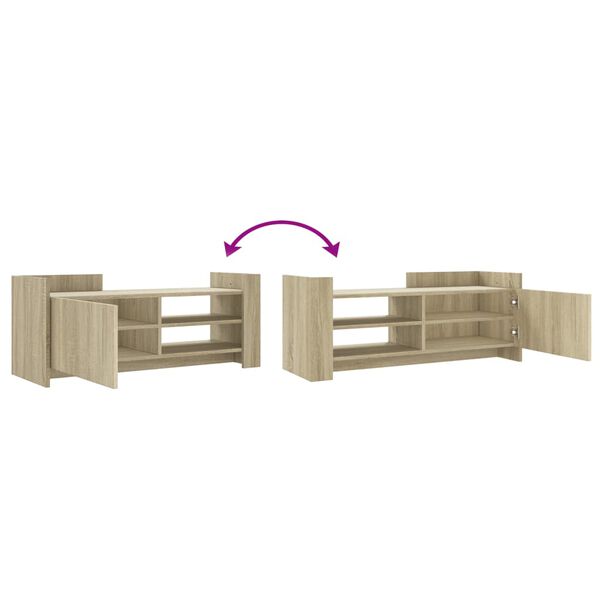 vidaXL Έπιπλο Τηλεόρασης Sonoma Δρυς 100x35x40 εκ. Επεξ. Ξύλο
