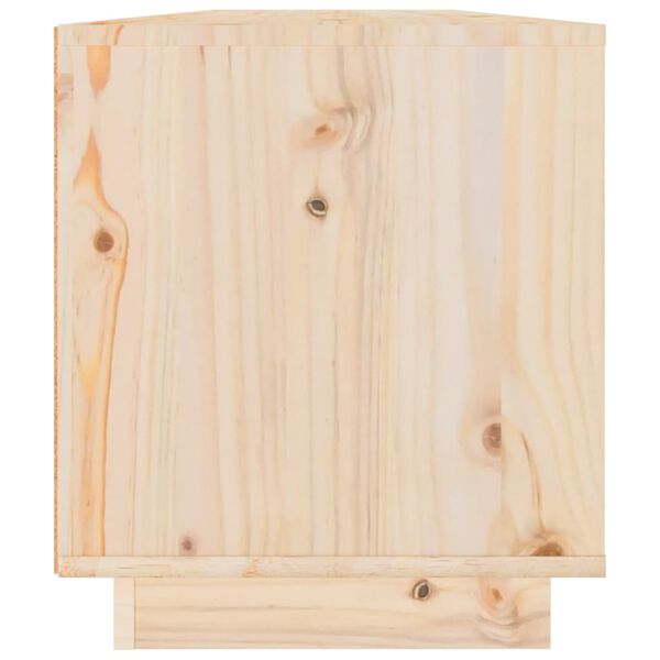 vidaXL Έπιπλο Τηλεόρασης 110 x 34 x 40 εκ. από Μασίφ Ξύλο Πεύκου