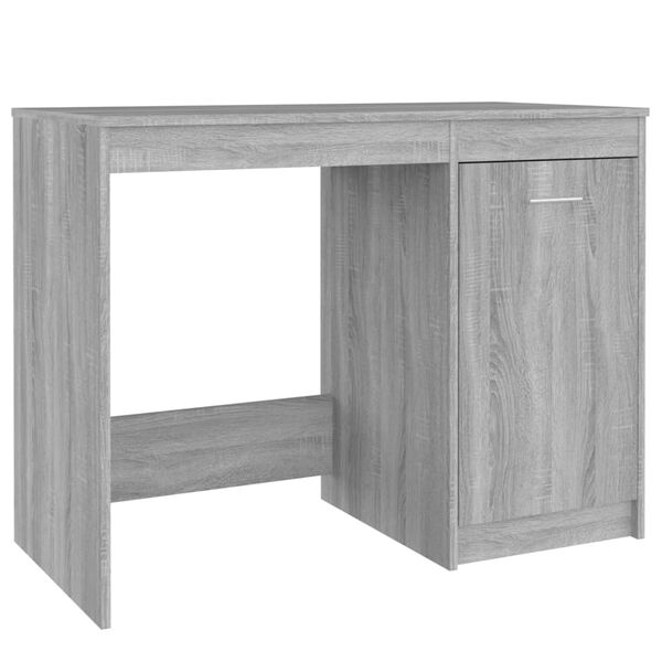 vidaXL Γραφείο Γκρι Sonoma 100x50x76 εκ. από Επεξεργασμένο Ξύλο
