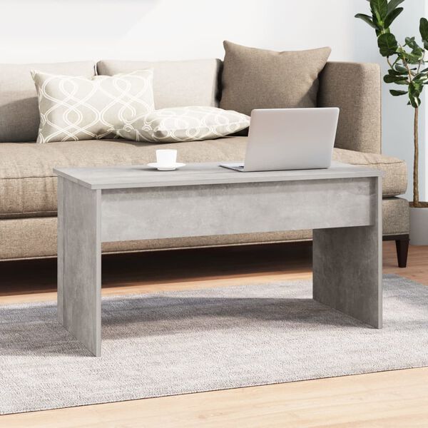 vidaXL Τραπεζάκι Σαλονιού Γκρι Σκυρ. 1102x50,5x52,5 εκ. Επεξεργ. Ξύλο