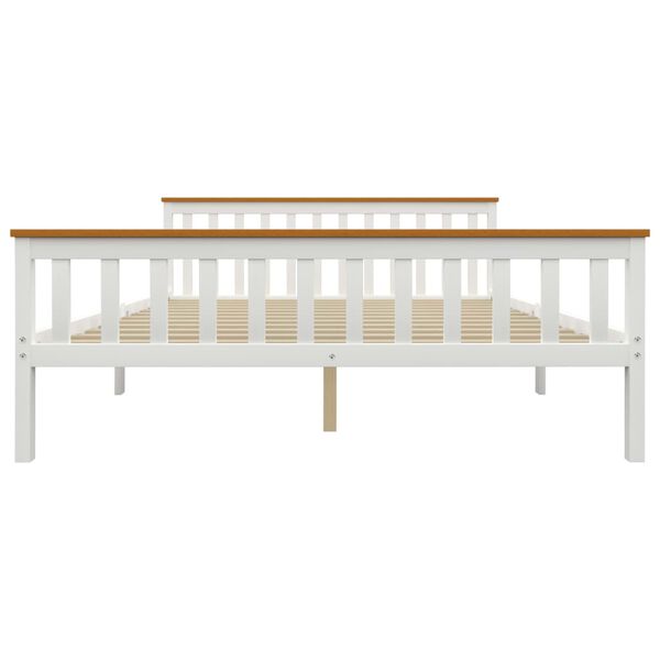 vidaXL &Pi;&lambda;&alpha;ί&sigma;&iota;&omicron; &Kappa;&rho;&epsilon;&beta;&alpha;&tau;&iota;&omicron;ύ &mu;&epsilon; 2 &Sigma;&upsilon;&rho;&tau;ά&rho;&iota;&alpha; &Lambda;&epsilon;&upsilon;&kappa;ό 160 x 200 &epsilon;&kappa;. &Xi;ύ&lambda;&omicron; &Pi;&epsilon;ύ&kappa;&omicron;&upsilon;