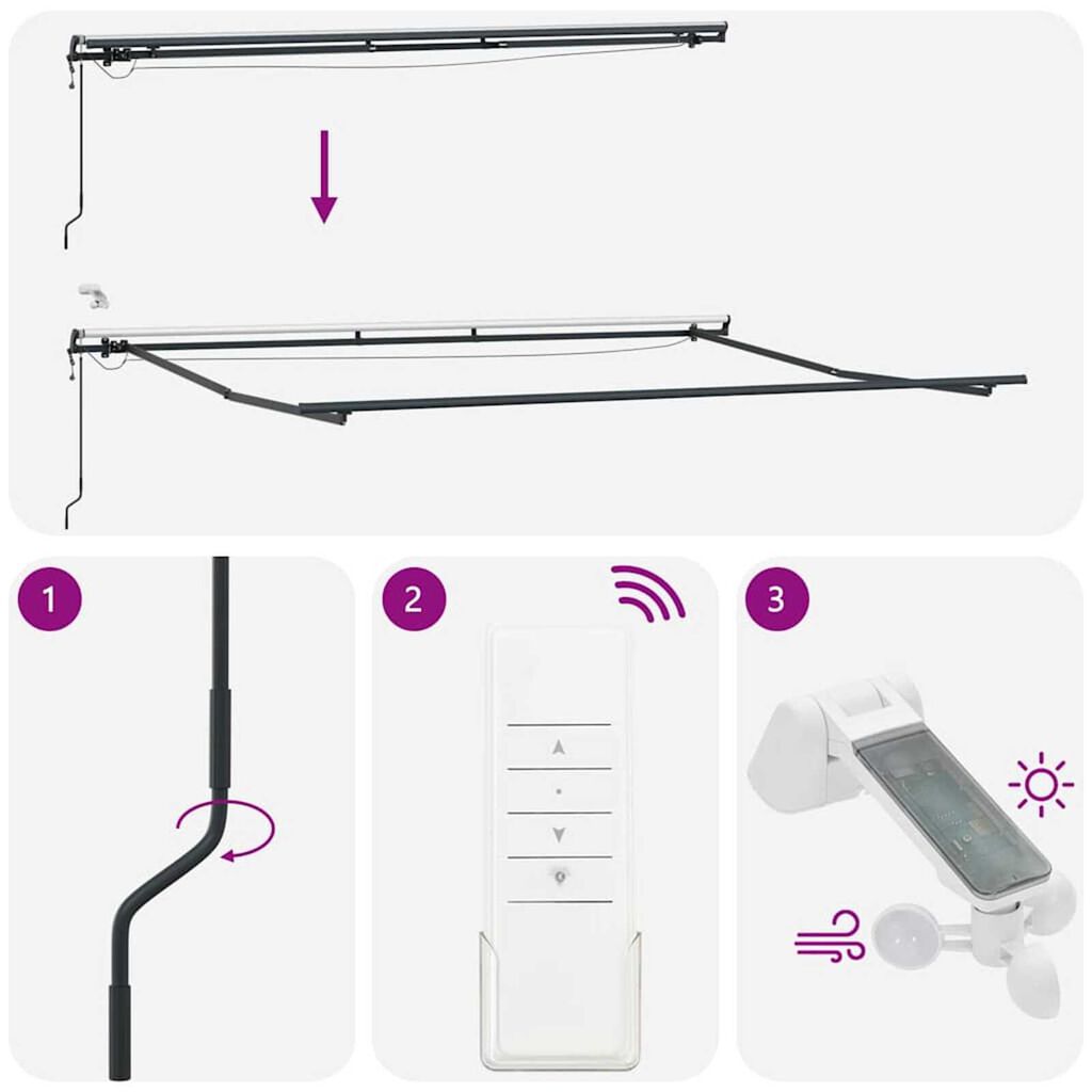 vidaXL Σκηνίτσα Αναδιπλούμενη with Ανοιχτό γκρι 400 x 350 εκ ύφασμα