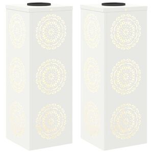 vidaXL &Eta;&lambda;&iota;&alpha;&kappa;ό LED &Phi;&omega;&sigmaf; &Delta;&rho;ό&mu;&omicron;&upsilon; 2 &tau;&mu;&chi;. &Theta;&epsilon;&rho;&mu;ό &lambda;&epsilon;&upsilon;&kappa;ό 18 x 18 x 50 &epsilon;&kappa;.