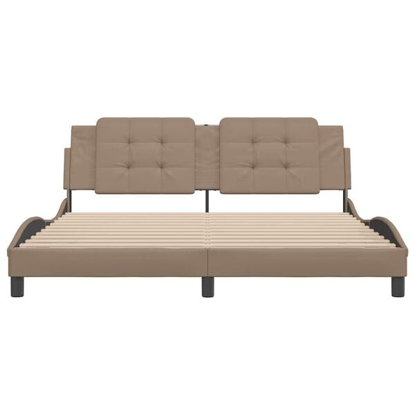 vidaXL &Sigma;&kappa;&epsilon;&lambda;&epsilon;&tau;ό&sigmaf; &Kappa;&rho;&epsilon;&beta;&alpha;&tau;&iota;&omicron;ύ &Chi;&omega;&rho;ί&sigmaf; &Sigma;&tau;&rho;ώ&mu;&alpha; Zadar &Kappa;&alpha;&pi;&omicron;&upsilon;&tau;&sigma;ί&nu;&omicron; 180x200&epsilon;&kappa;. &Sigma;&upsilon;&nu;&theta;. &Delta;έ&rho;&mu;&alpha;