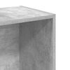 vidaXL Βιβλιοθήκη με 2 Ράφια Γκρι Σκυροδεμ. 40x30x76,5 εκ. Μοριοσανίδα