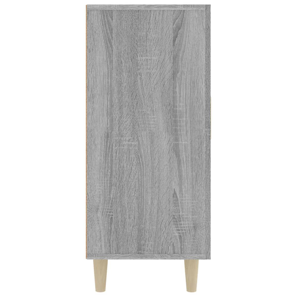 vidaXL Ντουλάπι Γκρι Sonoma 90 x 34 x 80 εκ. από Επεξεργασμένο Ξύλο