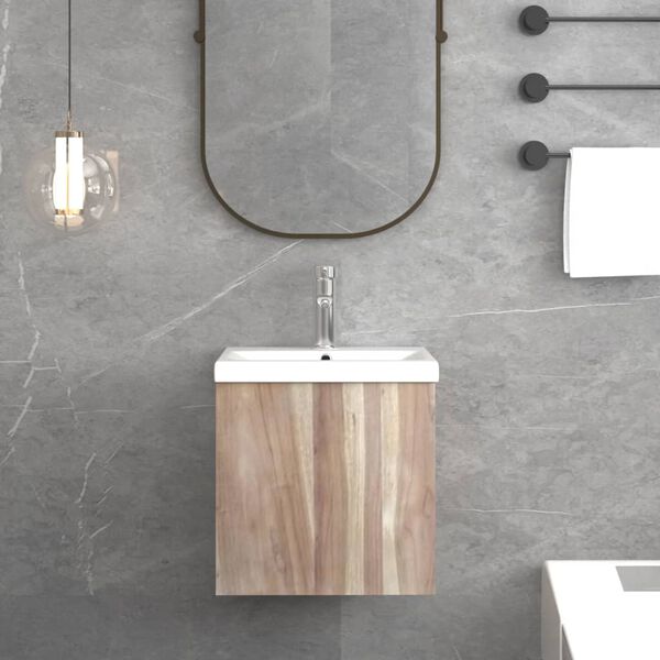 vidaXL &Nu;&tau;&omicron;&upsilon;&lambda;ά&pi;&iota; &Mu;&pi;ά&nu;&iota;&omicron;&upsilon; &Epsilon;&pi;&iota;&tau;&omicron;ί&chi;&iota;&omicron; 41x38x40 &epsilon;&kappa;. &alpha;&pi;ό &Mu;&alpha;&sigma;ί&phi; &Xi;ύ&lambda;&omicron; Teak