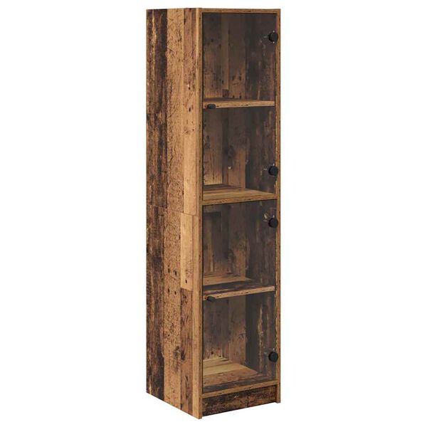 vidaXL Highboard &Pi;&alpha;&lambda;&iota;ό &Xi;ύ&lambda;&omicron; 35 x 37 x 142 &epsilon;&kappa; &Epsilon;&pi;&epsilon;&xi;&epsilon;&rho;&gamma;&alpha;&sigma;&mu;έ&nu;&omicron; &xi;ύ&lambda;&omicron;
