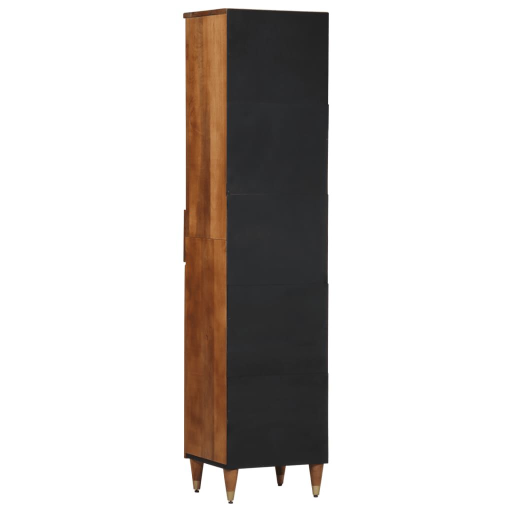 vidaXL Ντουλάπι Μπάνιου 38 x 33 x 160 εκ. από Μασίφ Ξύλο Μάνγκο