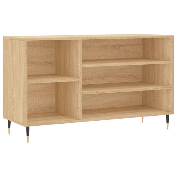 vidaXL Παπουτσοθήκη Sonoma Δρυς 102x36x60 εκ. από Επεξεργασμένο Ξύλο