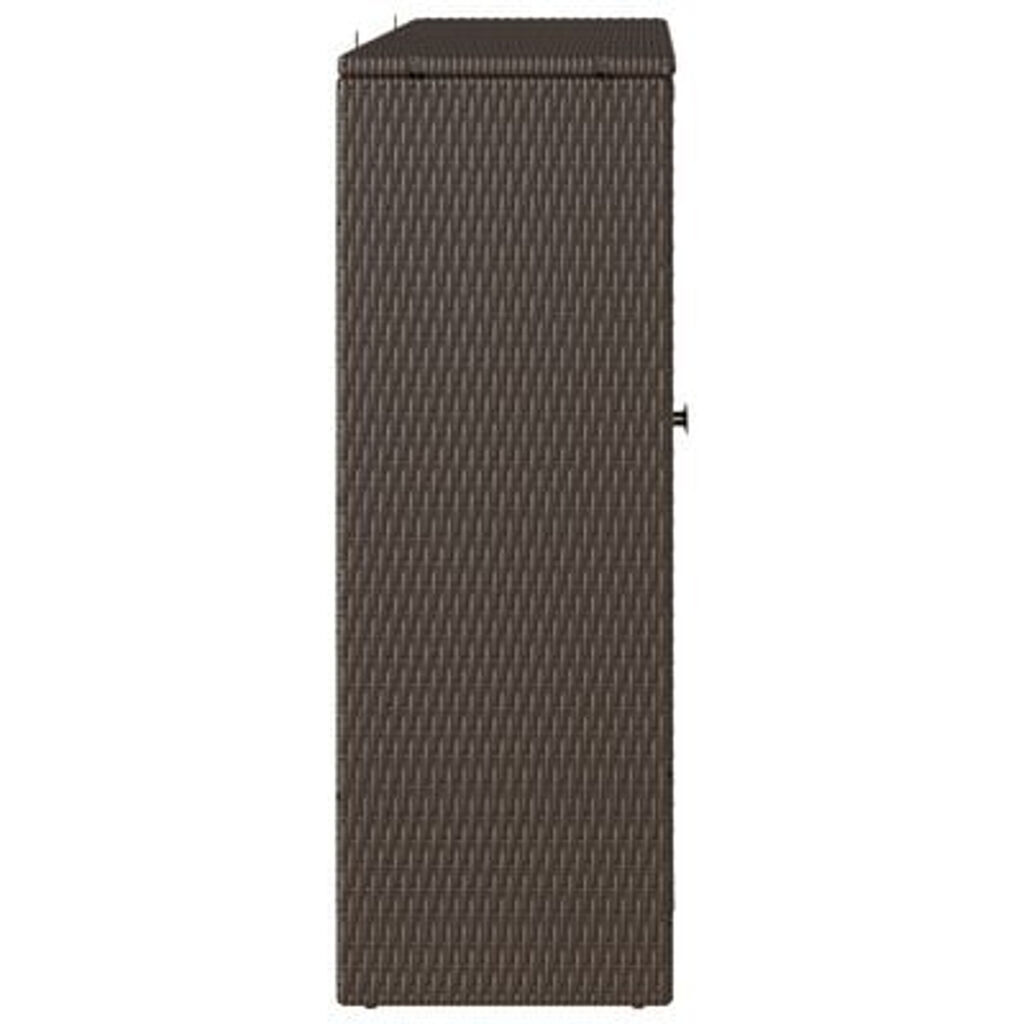 vidaXL Ντουλάπα αποθήκευσης Καφέ 100x36x102 εκ Ρατάν