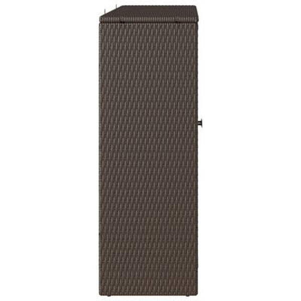 vidaXL Ντουλάπα αποθήκευσης Καφέ 100x36x102 εκ Ρατάν