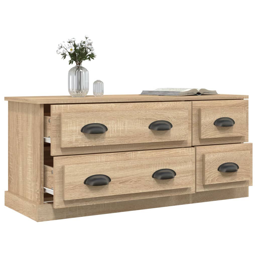 vidaXL Έπιπλο Τηλεόρασης Sonoma Δρυς 100x35,5x45 εκ. Επεξ. Ξύλο