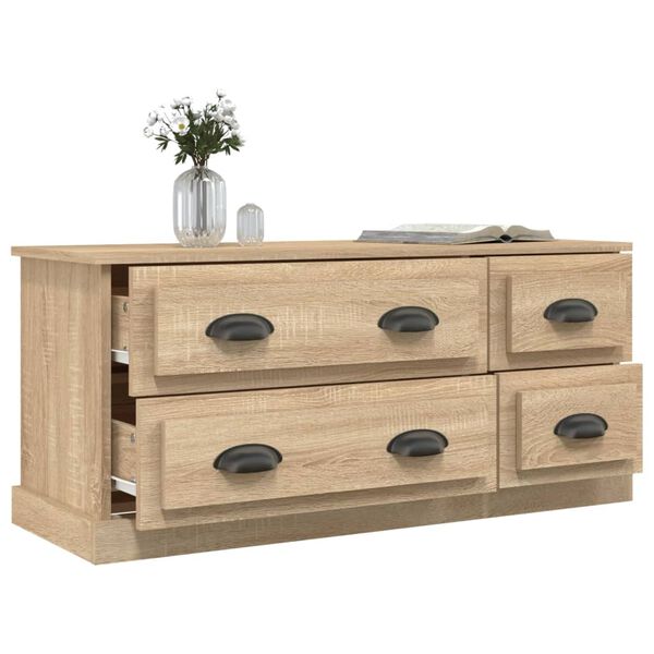 vidaXL Έπιπλο Τηλεόρασης Sonoma Δρυς 100x35,5x45 εκ. Επεξ. Ξύλο