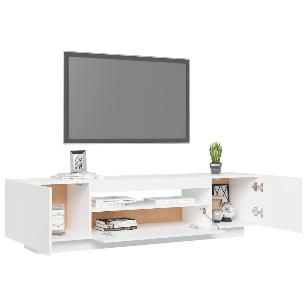 vidaXL Έπιπλο Τηλεόρασης με LED Γκρι 160x35x40 εκ.