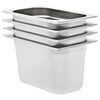 vidaXL &Lambda;&epsilon;&kappa;ά&nu;&epsilon;&sigmaf; Gastronorm 4 &tau;&epsilon;&mu;. GN 1/4 150 &chi;&iota;&lambda;. &alpha;&pi;ό &Alpha;&nu;&omicron;&xi;&epsilon;ί&delta;&omega;&tau;&omicron; &Alpha;&tau;&sigma;ά&lambda;&iota;
