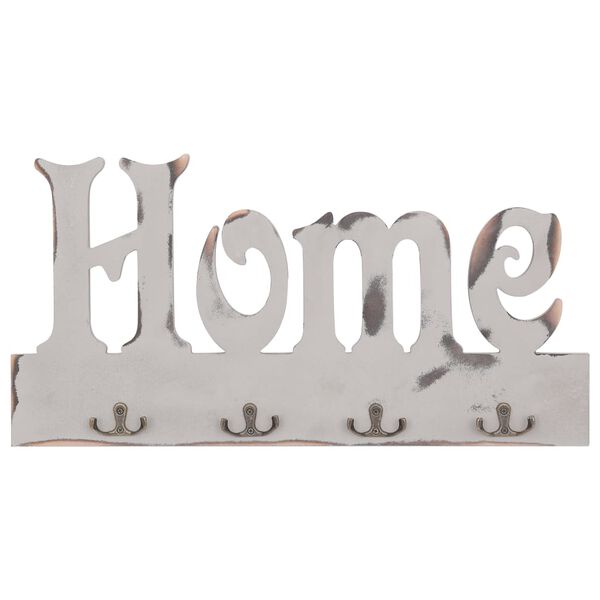 vidaXL Κρεμάστρα Τοίχου «HOME» 50 x 23 εκ.
