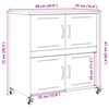 vidaXL Ντουλάπι Ροζ 68x39x72 εκ. από Ατσάλι