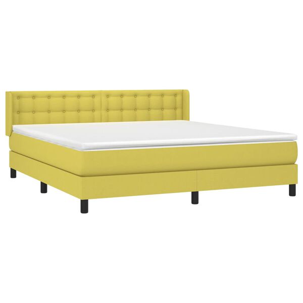 vidaXL &Kappa;&rho;&epsilon;&beta;ά&tau;&iota; Boxspring &mu;&epsilon; &Sigma;&tau;&rho;ώ&mu;&alpha; &Pi;&rho;ά&sigma;&iota;&nu;&omicron; 180x200 &epsilon;&kappa;.&Upsilon;&phi;&alpha;&sigma;&mu;ά&tau;&iota;&nu;&omicron;