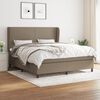 vidaXL &Kappa;&rho;&epsilon;&beta;ά&tau;&iota; Boxspring &mu;&epsilon; &Sigma;&tau;&rho;ώ&mu;&alpha; Taupe 180x200 &epsilon;&kappa;. &Upsilon;&phi;&alpha;&sigma;&mu;ά&tau;&iota;&nu;&omicron;
