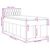 vidaXL &Kappa;&rho;&epsilon;&beta;ά&tau;&iota; Boxspring &mu;&epsilon; &Sigma;&tau;&rho;ώ&mu;&alpha; &Mu;&pi;&lambda;&epsilon; 100 x 200 &epsilon;&kappa;. &Upsilon;&phi;&alpha;&sigma;&mu;ά&tau;&iota;&nu;&omicron;