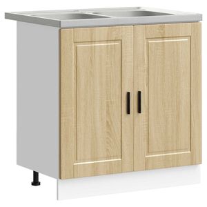 vidaXL &Beta;ά&sigma;&eta; &nu;&iota;&pi;&tau;ή&rho;&alpha; Porto 2 &tau;&epsilon;&mu;. &Kappa;&alpha;&phi;έ 80 x 46 x 81,5 &epsilon;&kappa;