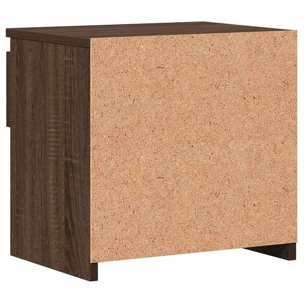 vidaXL Κομοδίνα 2 τεμ. Καφέ Δρυς 40x30x39 εκ. από Επεξεργασμένο Ξύλο