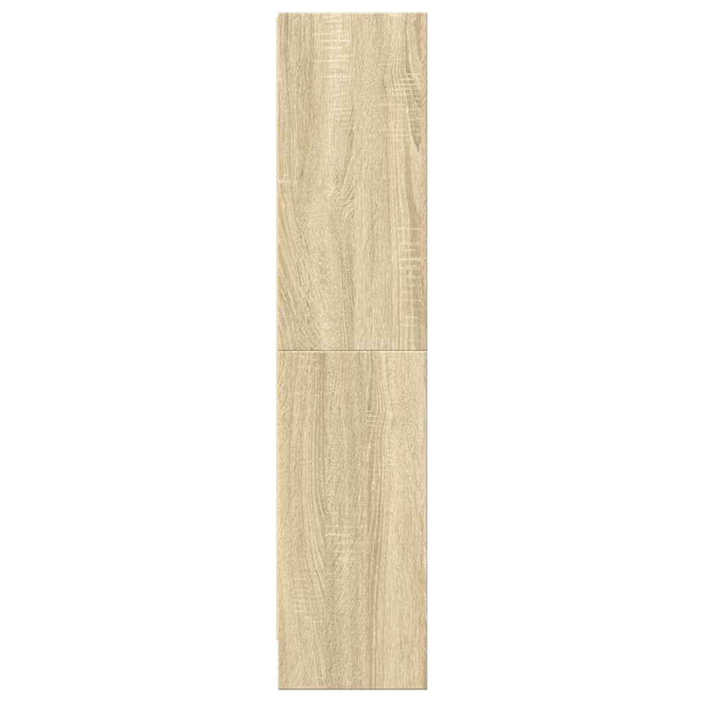 vidaXL Βιβλιοθήκη Sonoma Δρυς 60x24x109 εκ. από Επεξεργασμένο Ξύλο