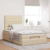 vidaXL &Omicron;&theta;&omega;&mu;&alpha;&nu;&iota;&kappa;ό &kappa;&rho;&epsilon;&beta;ά&tau;&iota; &mu;&epsilon; &sigma;&tau;&rho;ώ&mu;&alpha; Cream 120x190 cm Ύ&phi;&alpha;&sigma;&mu;&alpha;
