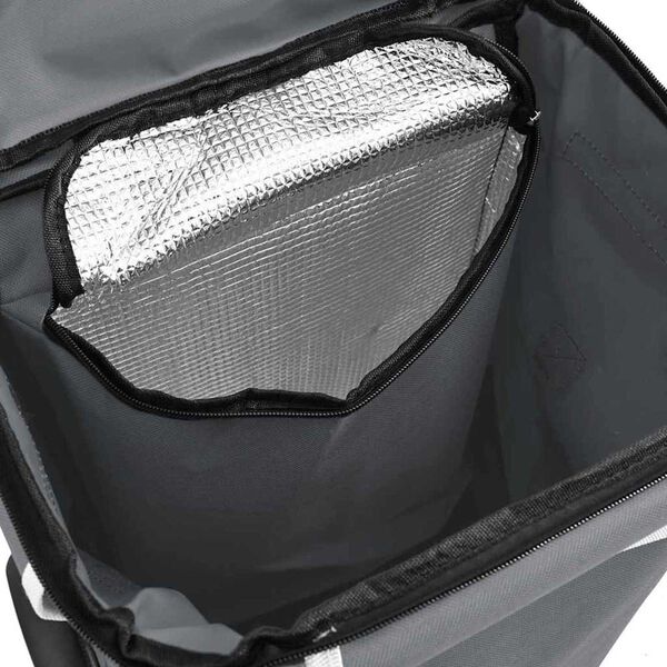 vidaXL Καρότσι Αγορών Γκρι 36.5 x 46.5 x 100.5 εκ Ύφασμα Oxford