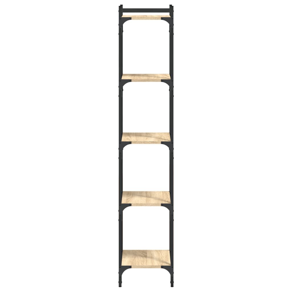 vidaXL Βιβλιοθήκη 5 Επιπέδων Sonoma Δρυς 40x30x154 εκ. Επεξεργ. Ξύλο