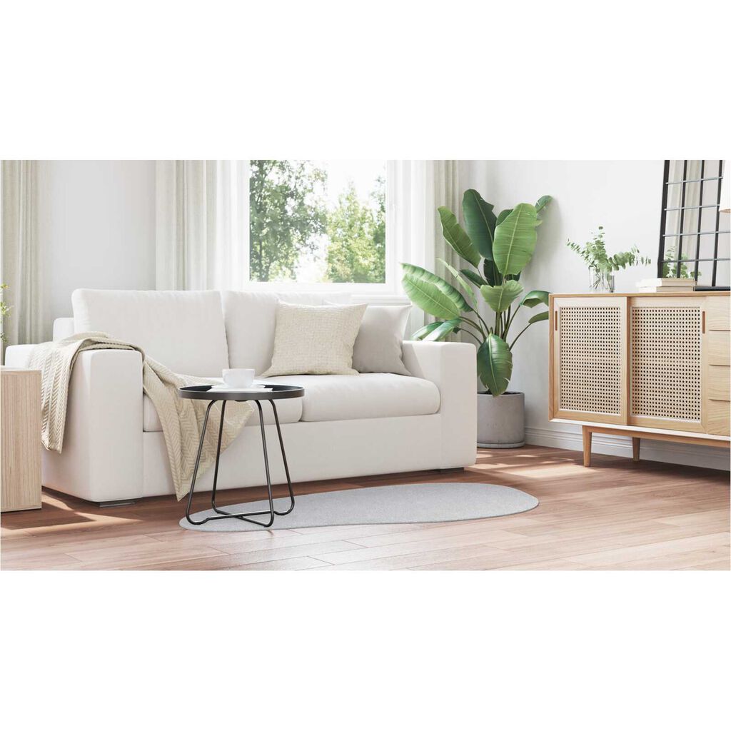 vidaXL Χαλί Γκρι 80 x 150 cm Πολυεστέρας