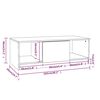 vidaXL Τραπεζάκι Σαλονιού Sonoma Δρυς 102x50x36 εκ. Επεξεργασμένο Ξύλο