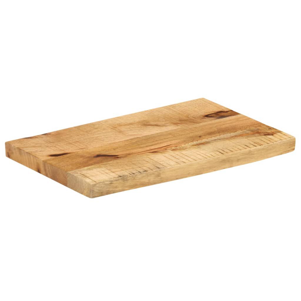 vidaXL Επιφάνεια Τραπεζιού 60x30x2,5 εκ. Live Edge Μασίφ Ξύλο Μάνγκο
