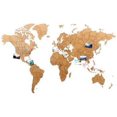 MiMi Innovations Παγκόσμιος Χάρτης Παζλ Luxury Καφέ 150 x 90 εκ.