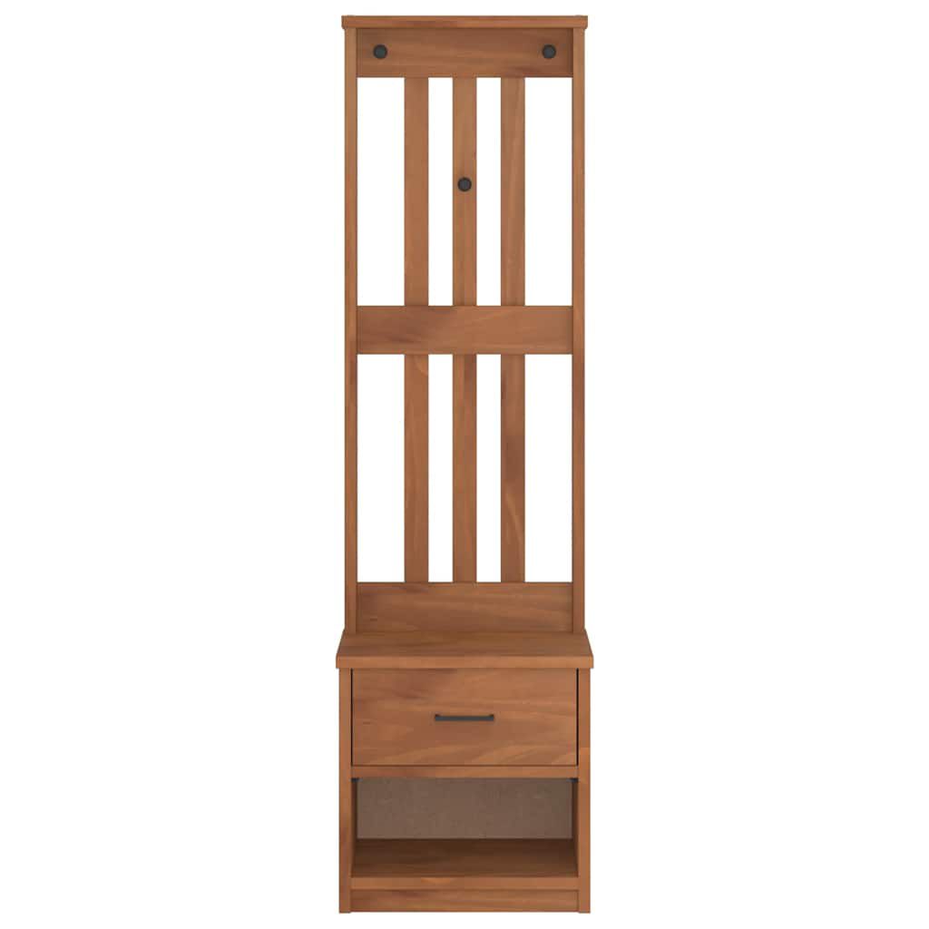 vidaXL Δέντρο χωλ "SANDENS" 45x40x159,5 εκ.Πεύκο μασίφ ξύλο