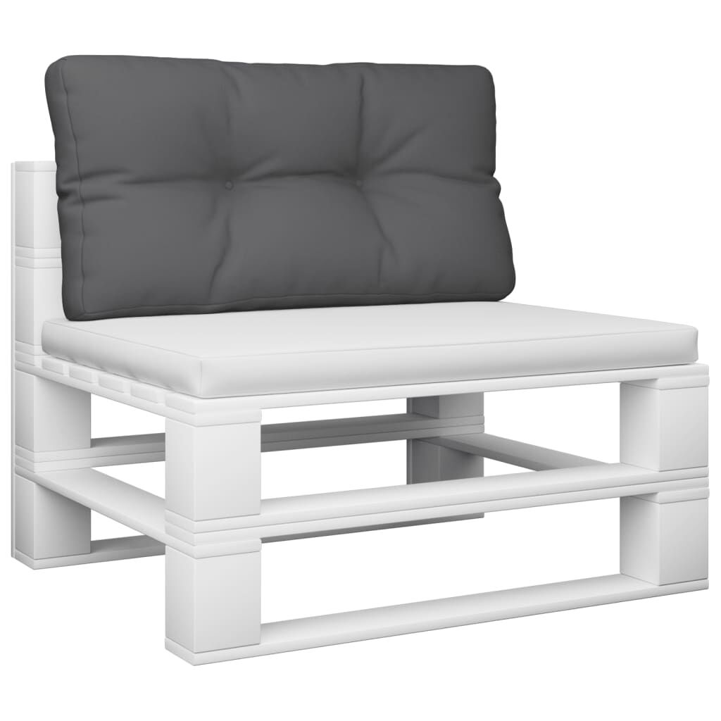 vidaXL Μαξιλάρι Παλέτας Ανθρακί 70 x 40 x 12 εκ. Υφασμάτινο