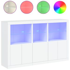vidaXL &Mu;&pi;&omicron;&upsilon;&phi;έ&sigmaf; &mu;&epsilon; &Phi;ώ&tau;&alpha; LED &Lambda;&epsilon;&upsilon;&kappa;ό&sigmaf; 162 x 37 x 100 &epsilon;&kappa;.
