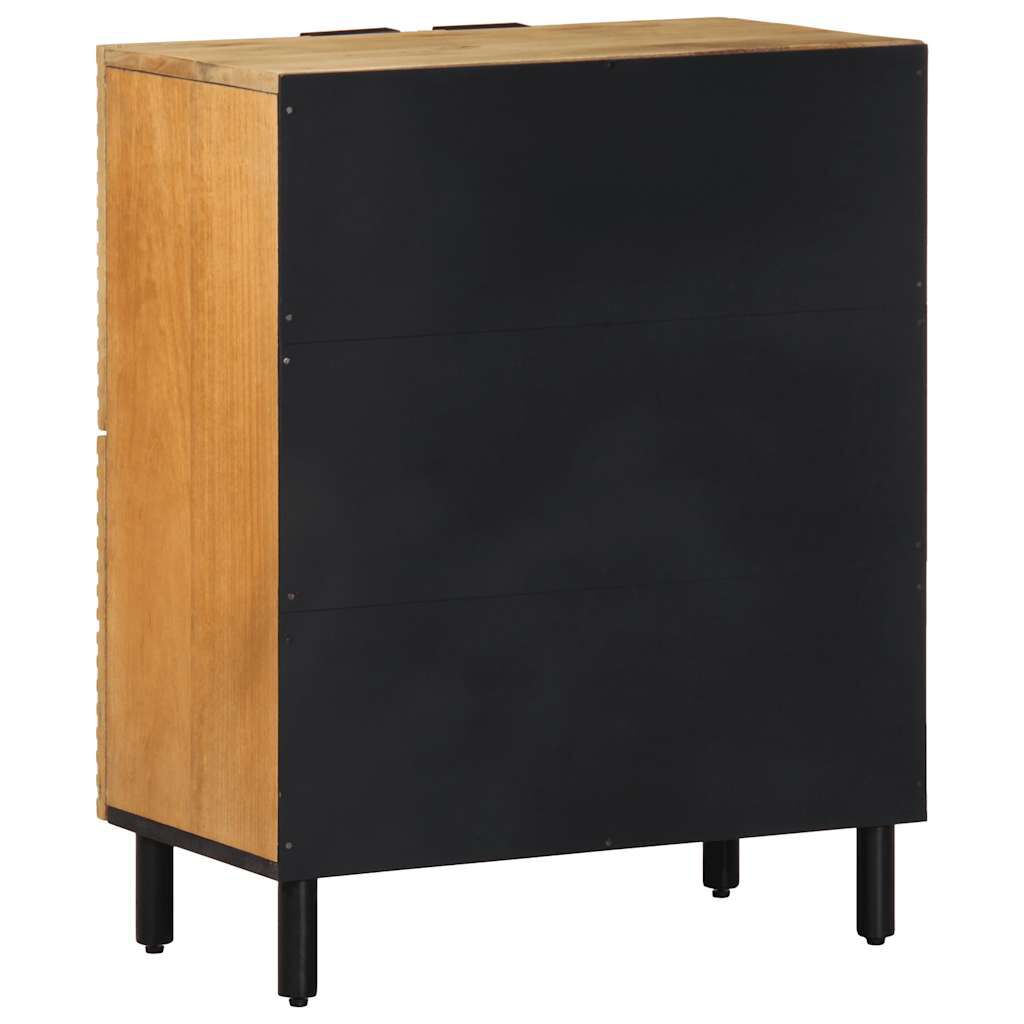 vidaXL Sideboard καφέ 60x33x75 cm μασίφ ξύλο Mango