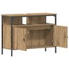 vidaXL Ντουλάπι μπάνιου με καθρέφτη artisan δρυς 60 x 16 x 60 εκ