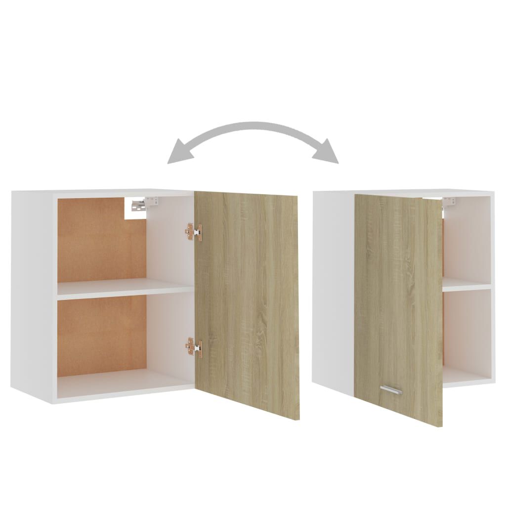 vidaXL Ντουλάπια Κρεμαστά Lyon 2τεμ. Sonoma Δρυς 50x31x60εκ. από