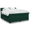 vidaXL &Kappa;&rho;&epsilon;&beta;ά&tau;&iota; Boxspring &mu;&epsilon; &Sigma;&tau;&rho;ώ&mu;&alpha; &Sigma;&kappa;&omicron;ύ&rho;&omicron; &Pi;&rho;ά&sigma;&iota;&nu;&omicron; 200x200&epsilon;&kappa;. &Beta;&epsilon;&lambda;&omicron;ύ&delta;&iota;&nu;&omicron;