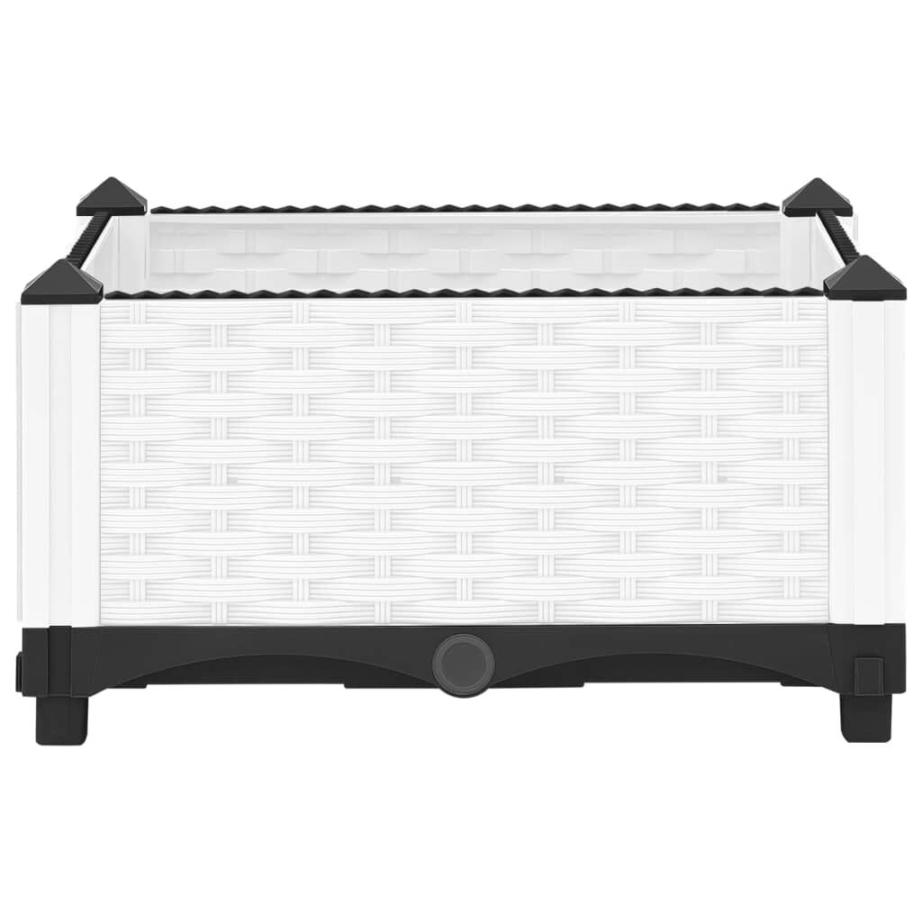 vidaXL Ζαρντινιέρα 40 x 40 x 23 εκ. από Πολυπροπυλένιο