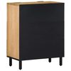 vidaXL Sideboard καφέ 60x33x75 cm μασίφ ξύλο Mango