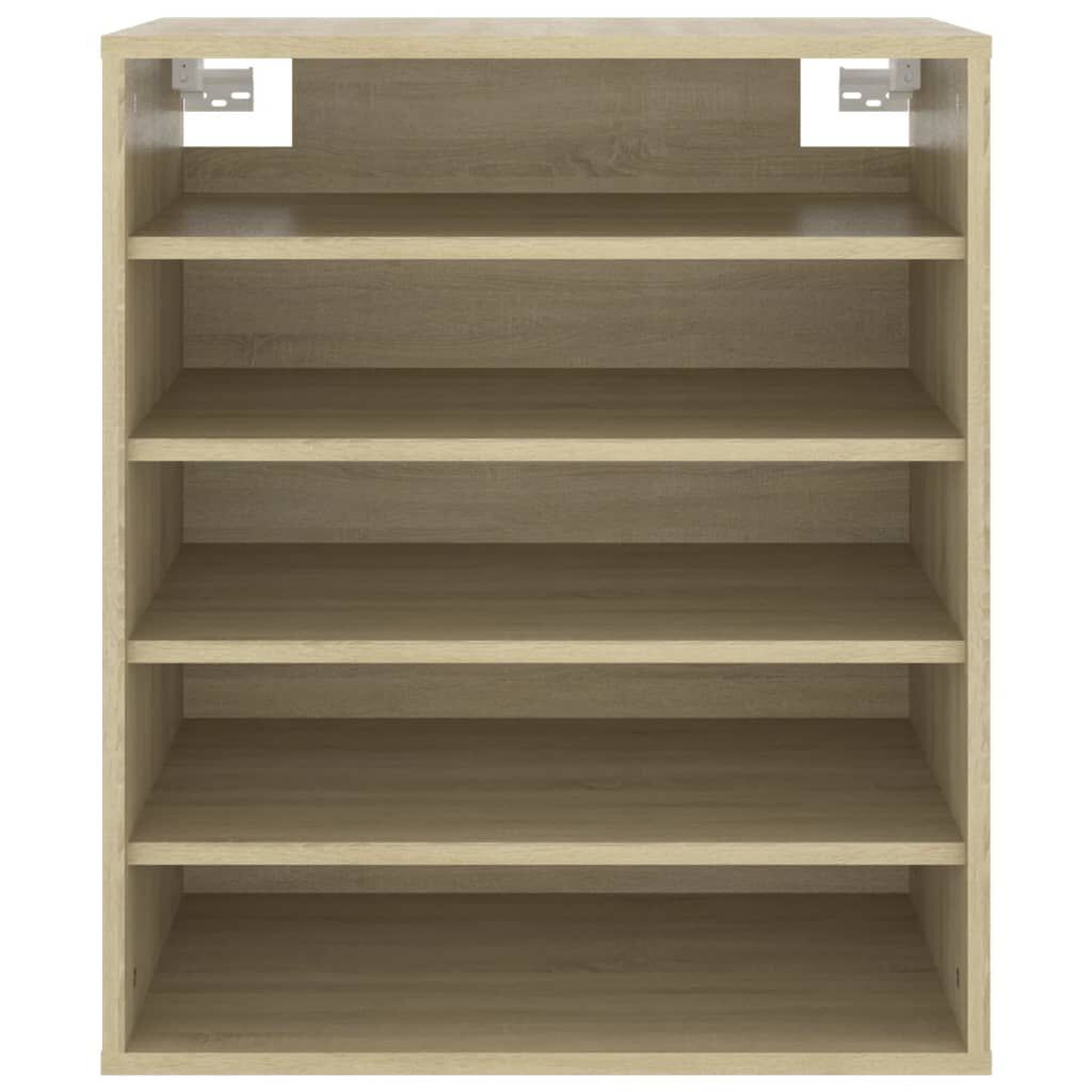vidaXL Παπουτσοθήκη Sonoma Δρυς 60 x 35 x 70 εκ. από Επεξ. Ξύλο